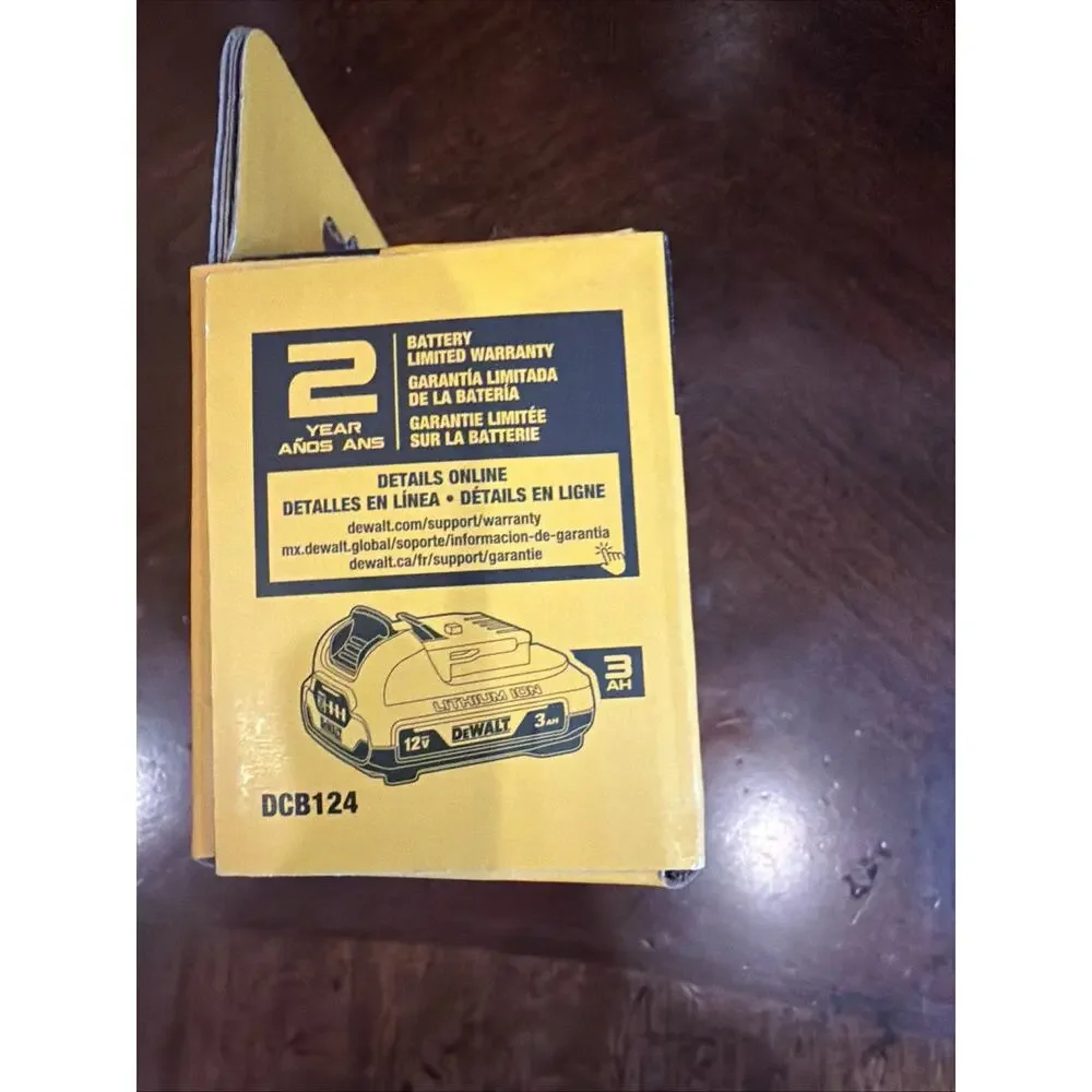 DeWALT DWDCB124 12 V Li-ion 3.0 Ah Battery